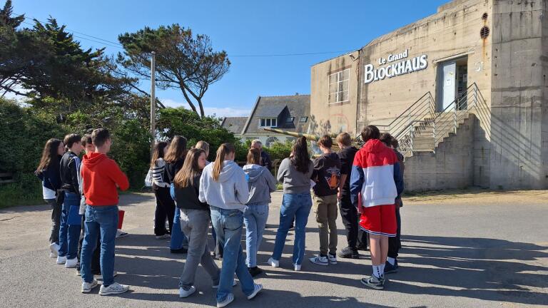 Les 3eB et 3eC au Musée du Grand Blockhaus et au port de Saint-Nazaire